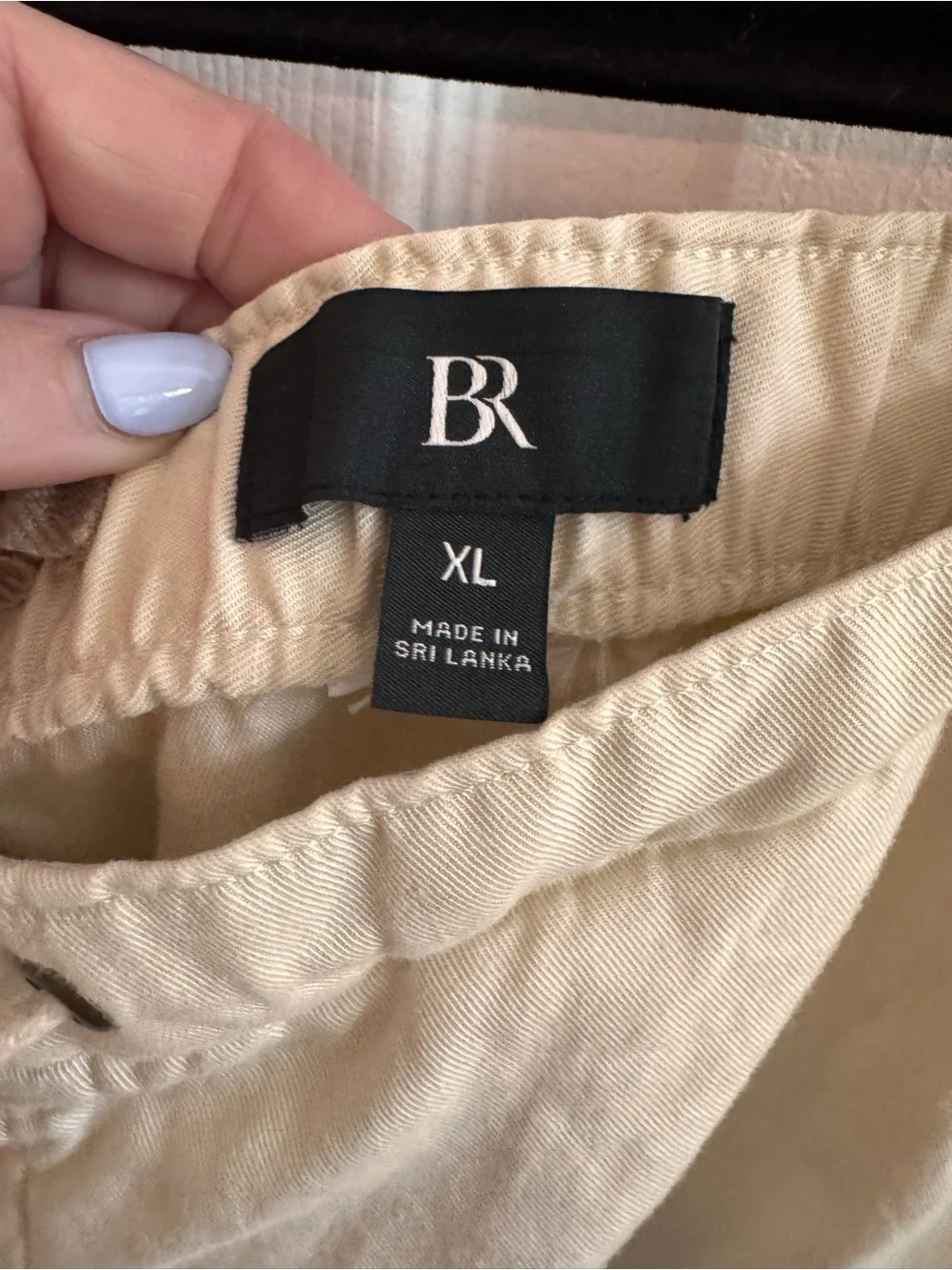 BANANA REPUBLIC Mens Tan Drawstring Shorts Size XL